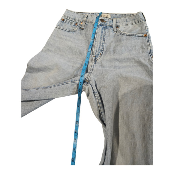 Madewell Slim Wide-Leg Full-Length Size 26 Light Blue Jeans - Picture 9 of 9